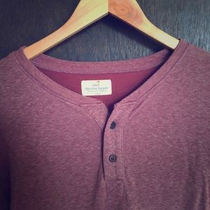 Long sleeve henley
